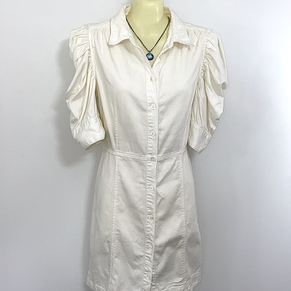 Frame Dress White Mini Cotton Nwot  SP - Picture 5 of 7
